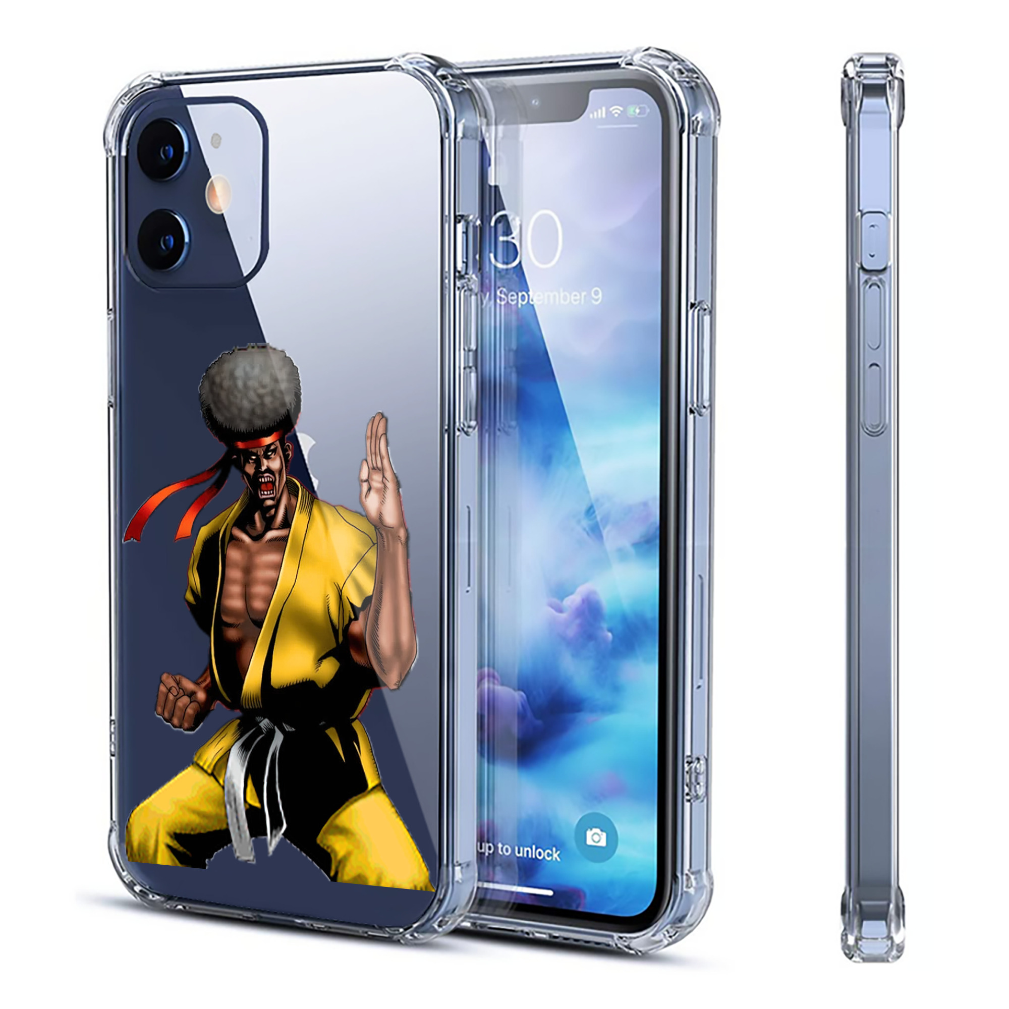 （画像用） 遊☆戯☆王 Yu-Gi-Oh! 【iPhone 12シリーズ対応】透明スマホケース（クリアソフトケース）